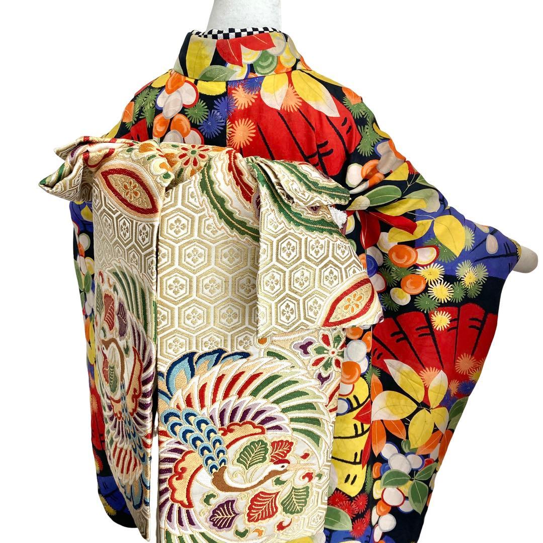 ★Ruuu★アンティーク　女の子　子供着物　七五三　NO5