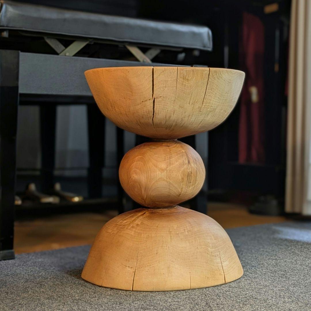 水目桜　天然木　切り株　丸太　椅子　スツール　高さ約35㎝