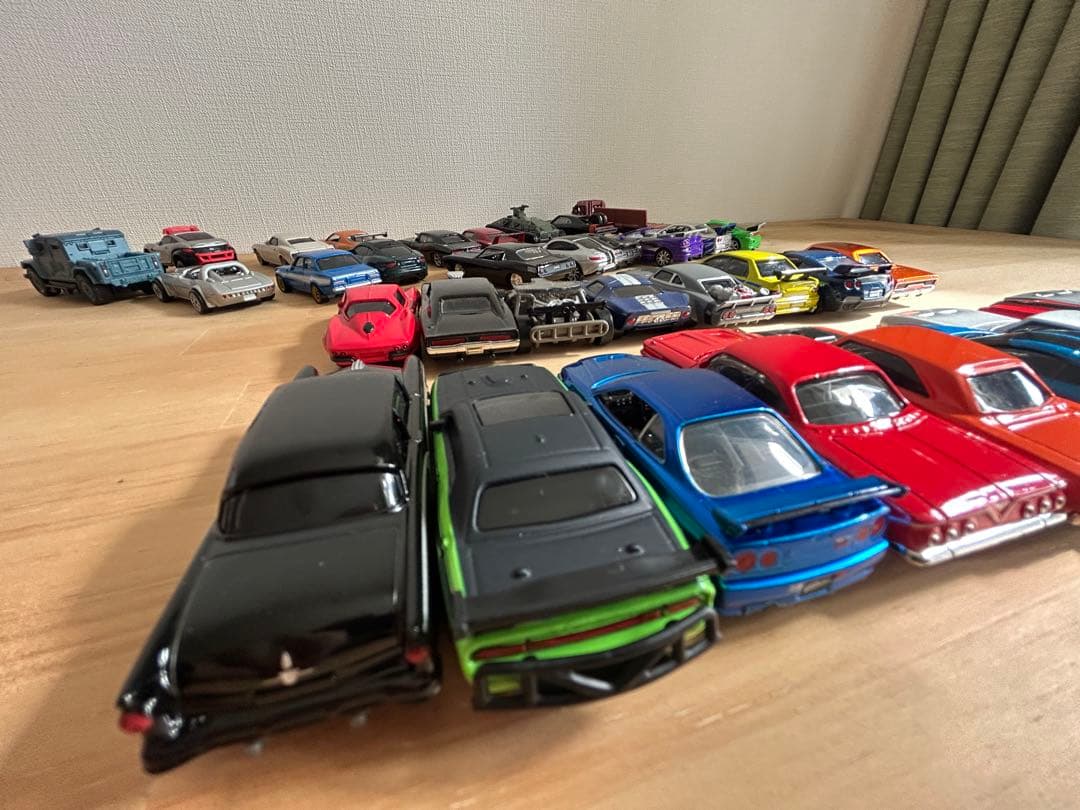 1/55 スケール ワイルドスピードシリーズ　ミニカー34台セット