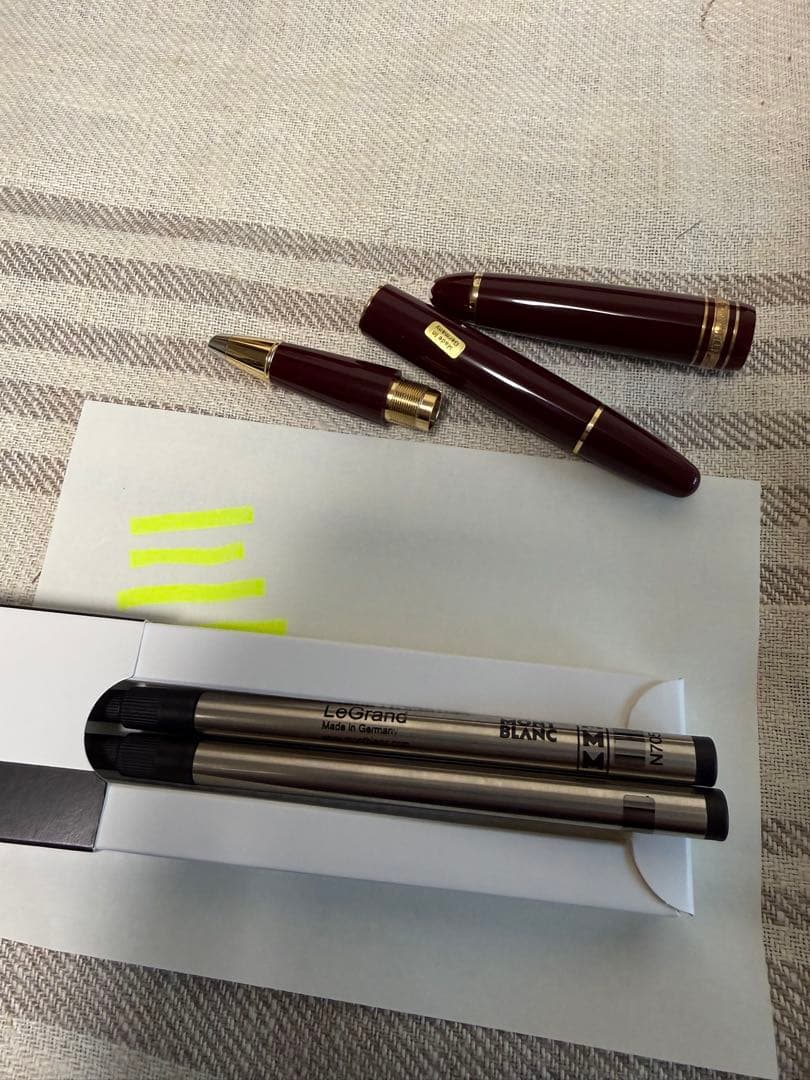 モンブラン万年筆146サイズの両用型、マーカーペンとサインペン