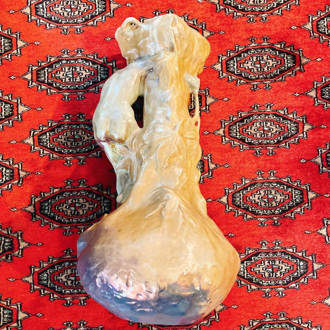 アーネスト・ブシエール　アール・ヌーヴォー　陶芸　美術品　アンティーク