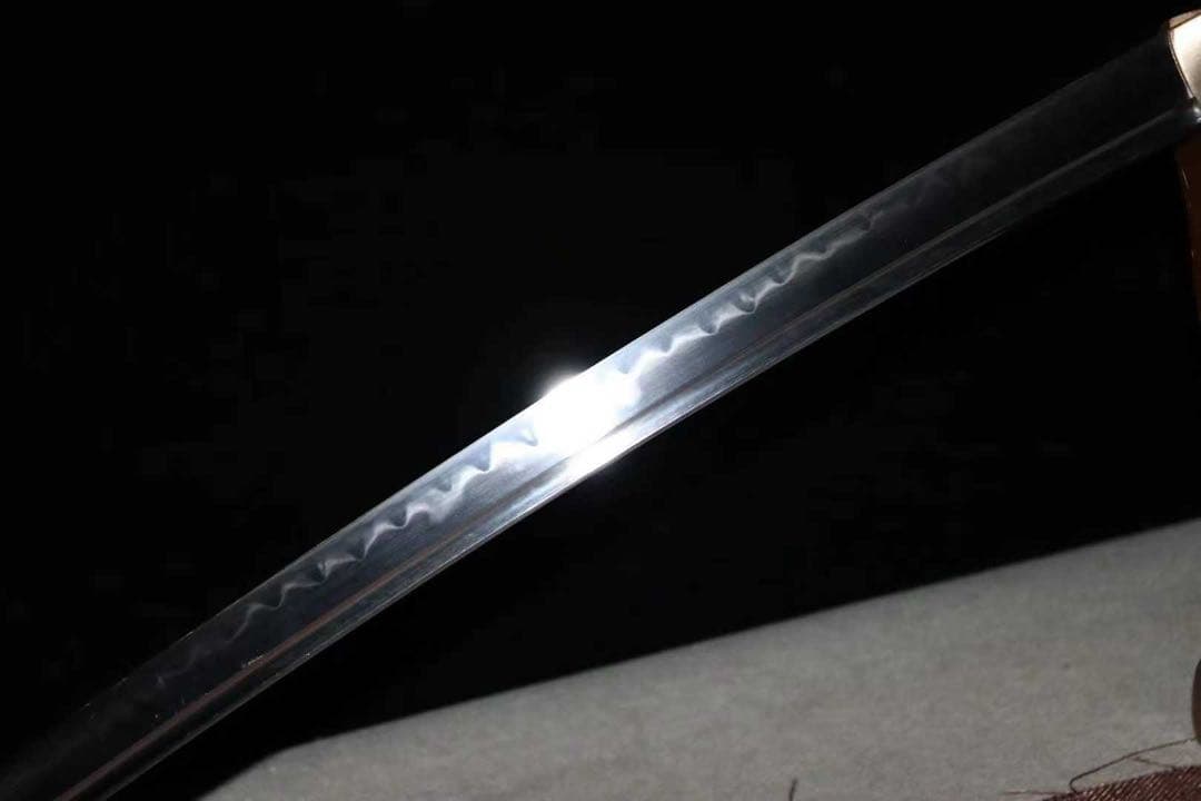 無地鉄鍔打刀 黒漆鞘 居合刀 美術刀 刀装具 模擬刀 日本刀 模造刀 鑑賞用