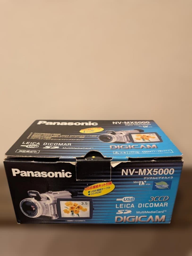 程度良好 パナソニック MiniDV ビデオカメラ NV-MX5000 付属品付