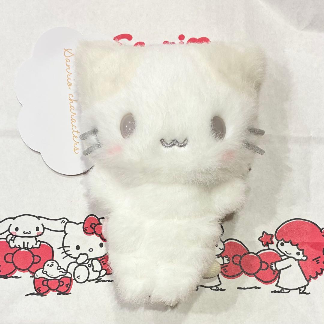 サンリオ しろふわ雲 マスコットホルダー マシュマロみたいなふわふわ