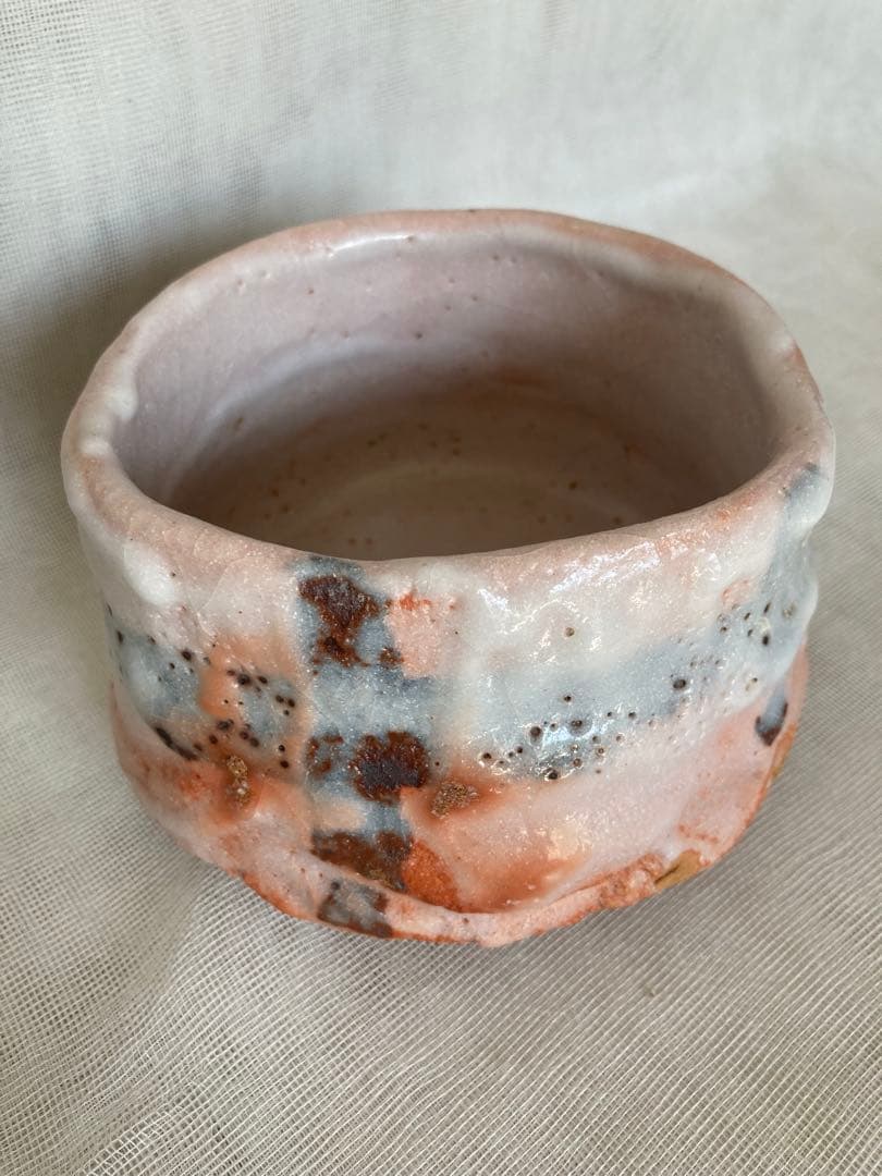 中島正雄／茜白梅抹茶茶碗／B11 山田正和／絵志野茶碗／B B11