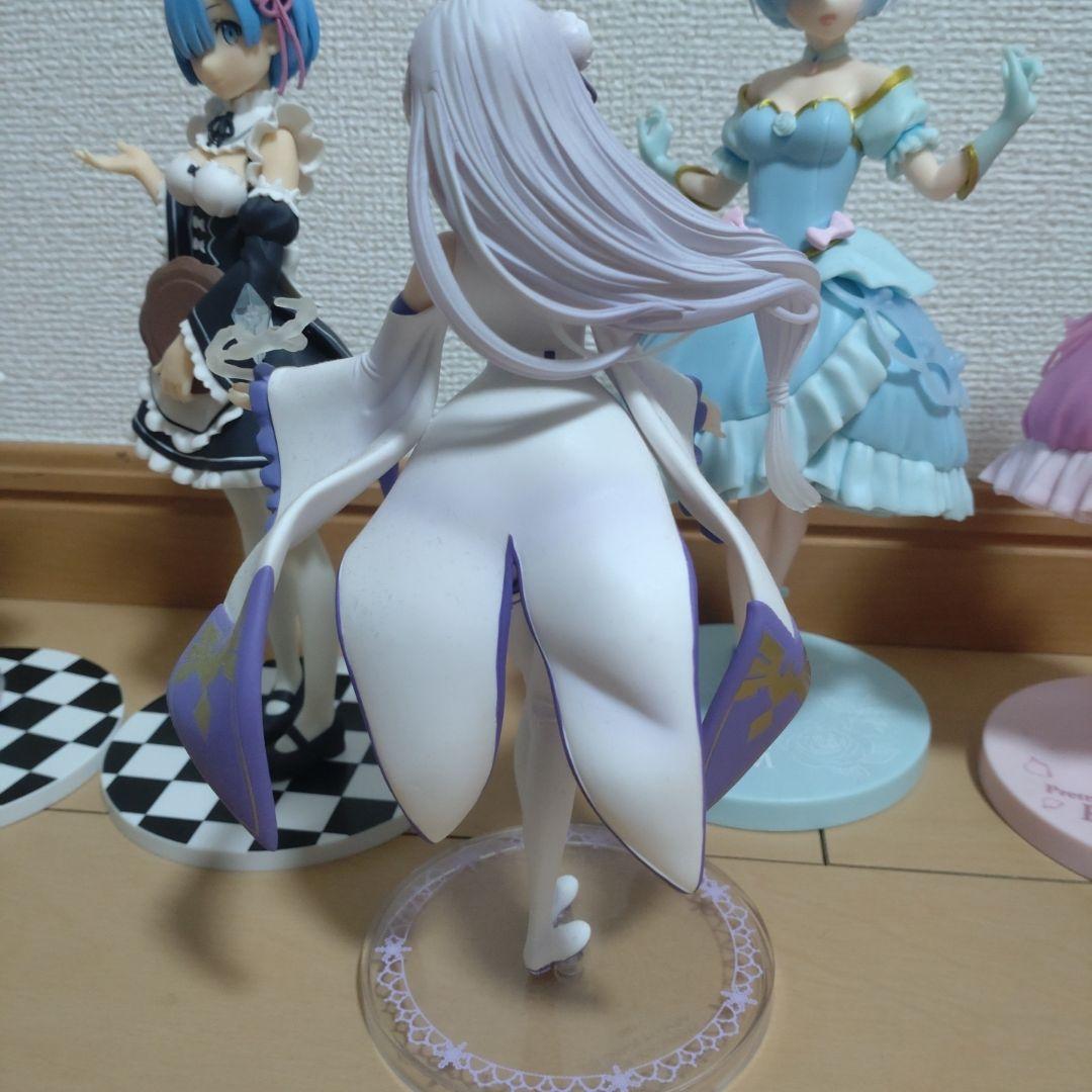 Re:ゼロから始める異世界生活B賞　エミリア　フィギュア　プライズレム　ラム