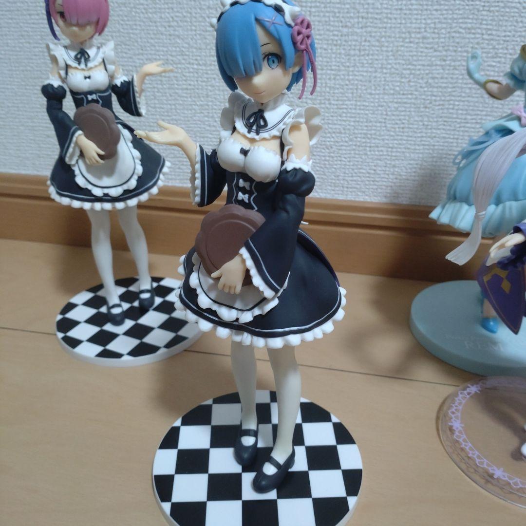 Re:ゼロから始める異世界生活B賞　エミリア　フィギュア　プライズレム　ラム