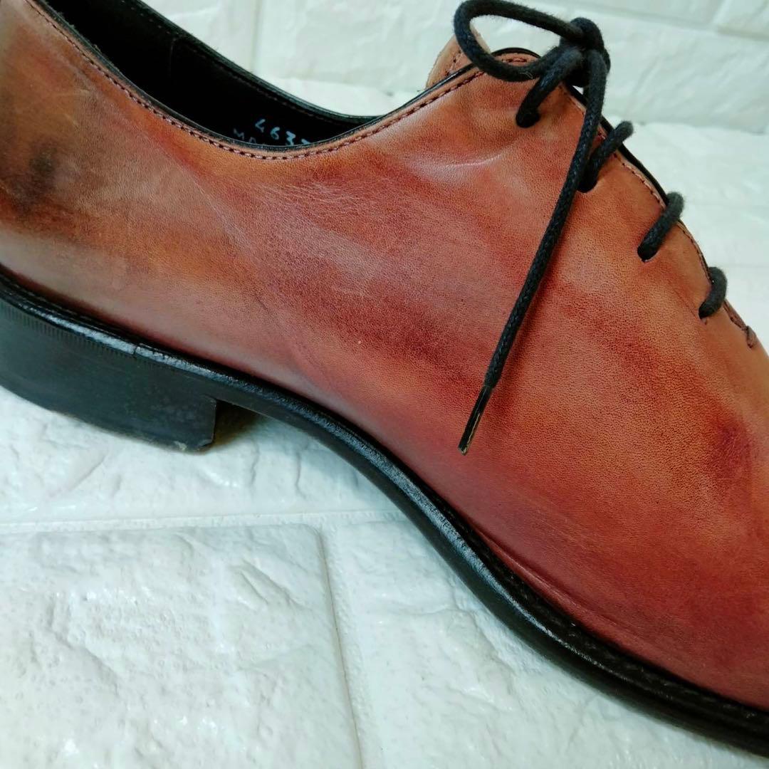 ロッソ フェオレンティーノ　レザードレスシューズ　27.5cm相当　イタリア製