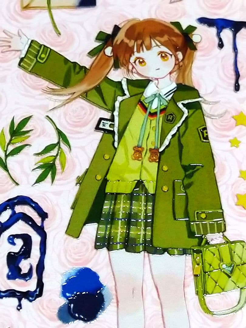 ☆のこり１☆J511＃学院囡囡(水晶)能猫日记切り売り海外人物マステ女の子