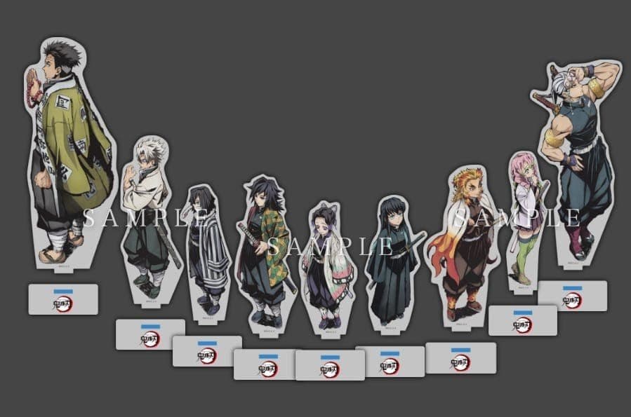 鬼滅の刃 柱合会議・蝶屋敷編ランダムアクリルスタンド 全9種