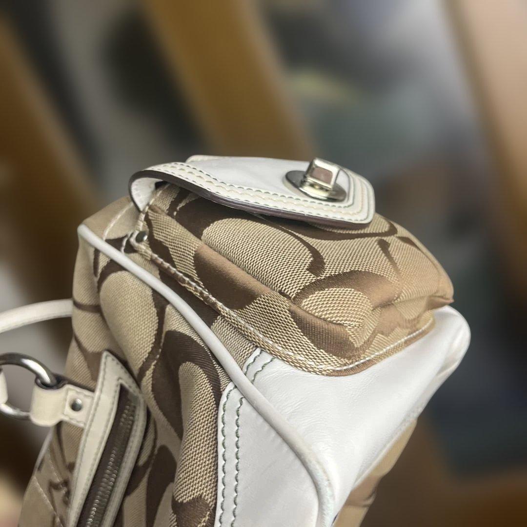 バッグ Vintage Coach Gallery Pocket Satchel Bag