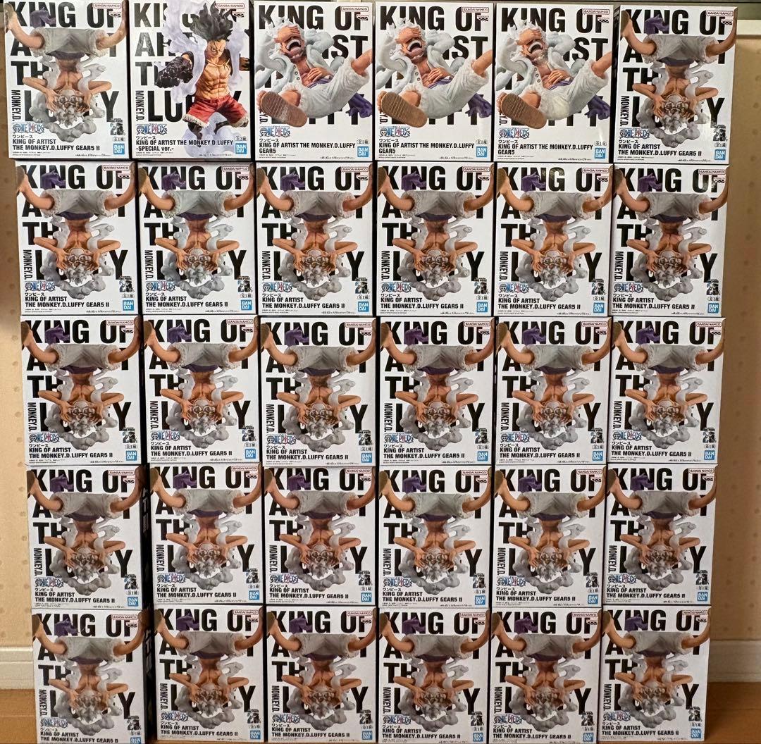 ワンピース KOA ルフィ スネイクマン　ニカ　30個セット ワンピース KING OF ARTIST THE SNAKEMAN スネイクマン モンキー・D
