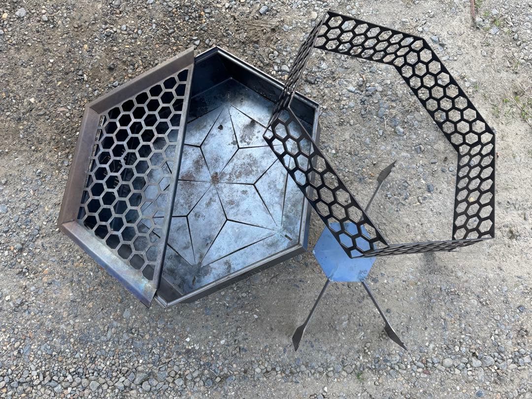 HILLS FIELD 六角形焚き火台　GOtoKU 専用五徳