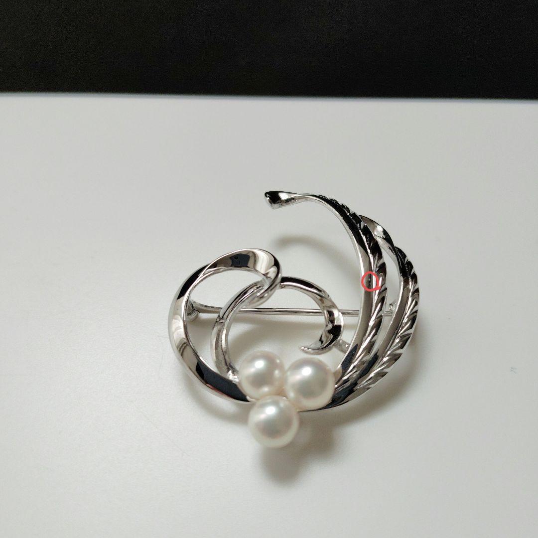 タサキ TASAKI 田崎真珠 シルバー パール ブローチ - メルカリ