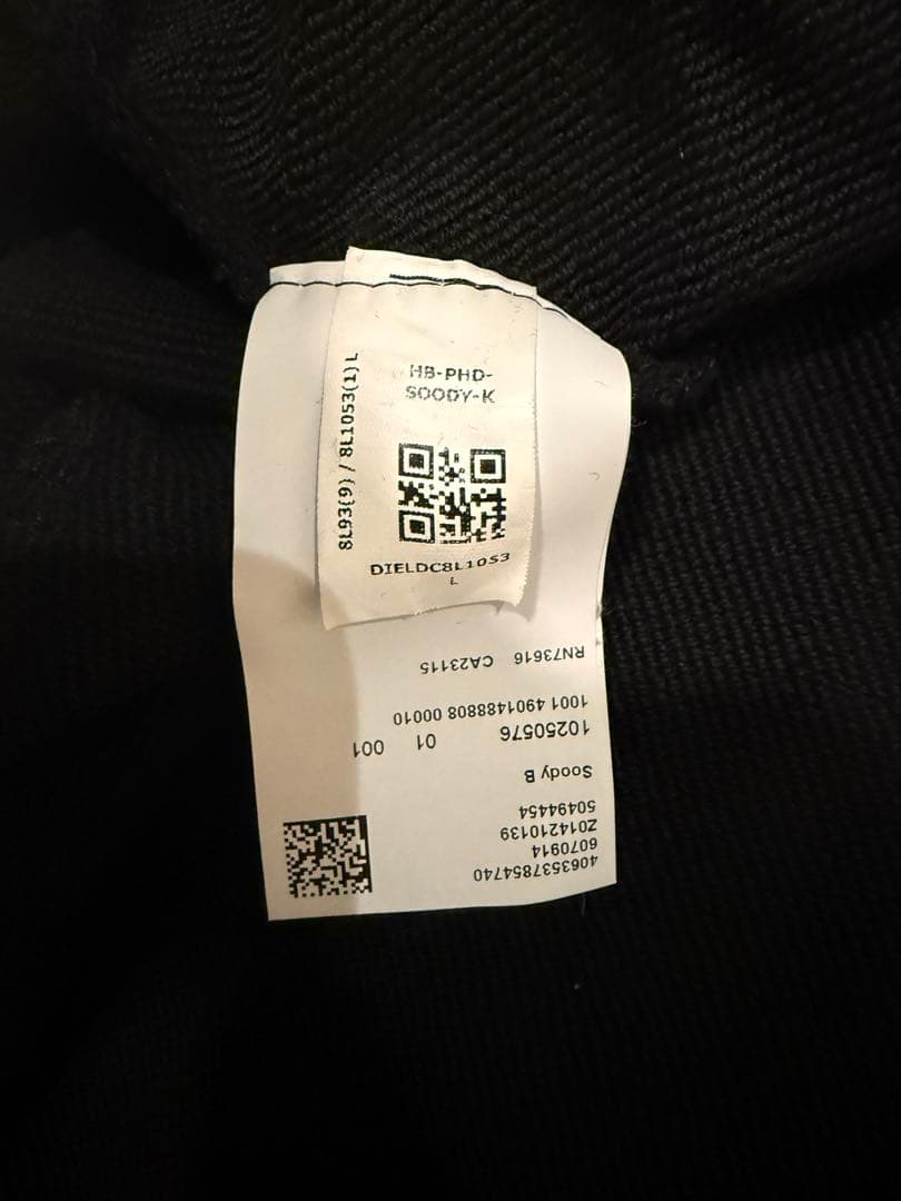 美品✨《HUGO BOSS》ロゴプルオーバー パーカー 【L】