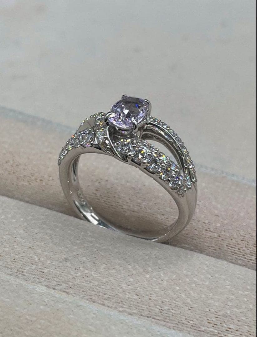 専用JL226★最高級 大粒ターフェアイト1.076ct D リング ソ付