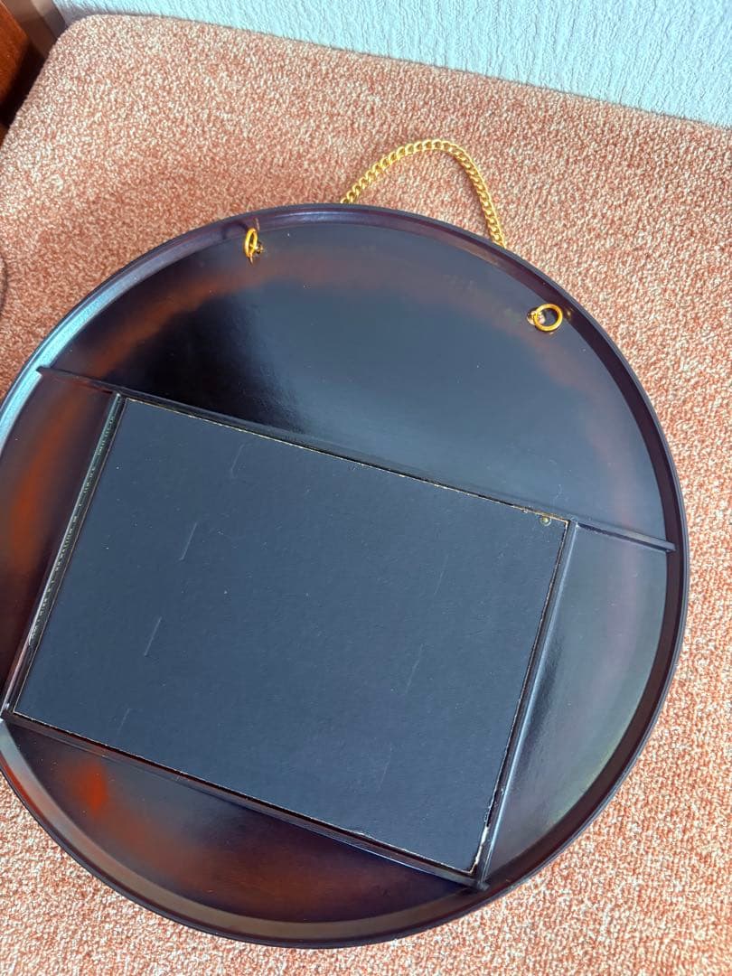 高級&希少品！　竹の彫刻&金文字入り　木製 状差し&硯入れ　昭和レトロ