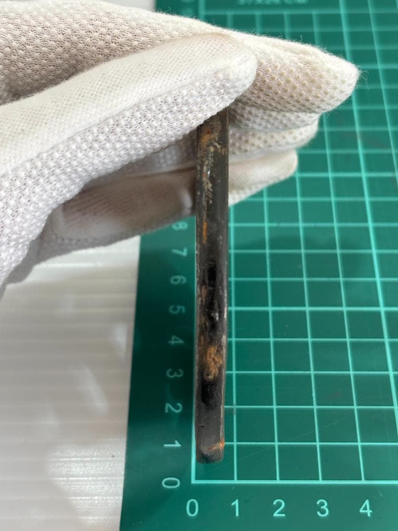 鍔(つば)　鉄製　日本刀　鬼退治　加納家次　明治時代　アンティーク