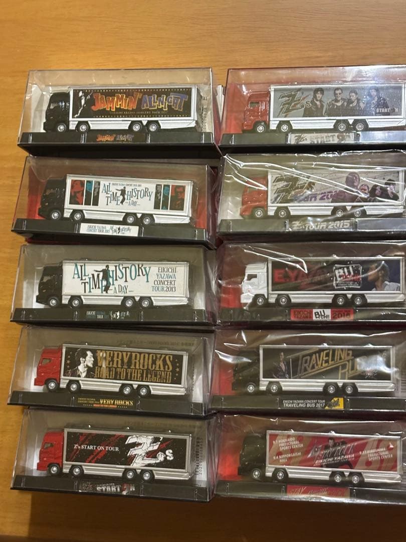 【⚠️最終値下げ‼️】 矢沢 永吉 トランポ型 ミニカー 10台セット
