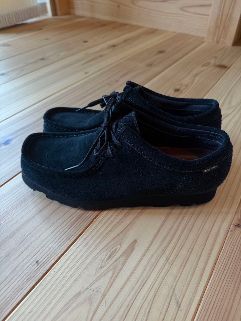 Clarks ワラビー ゴアテックス 黒 UK7