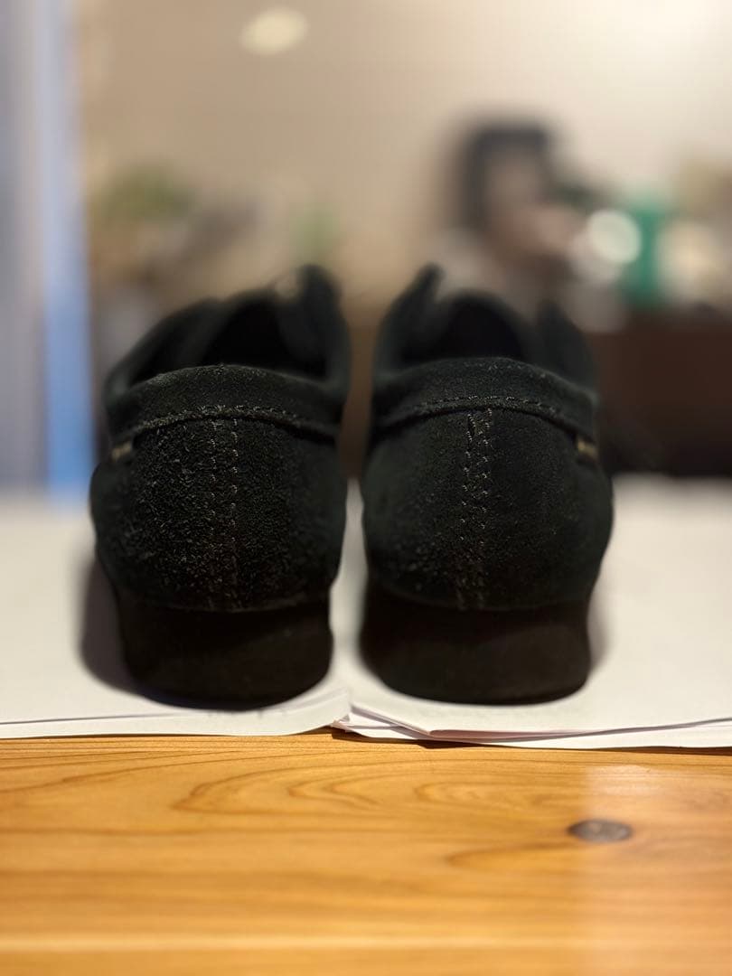 Clarks ワラビー ゴアテックス 黒 UK7