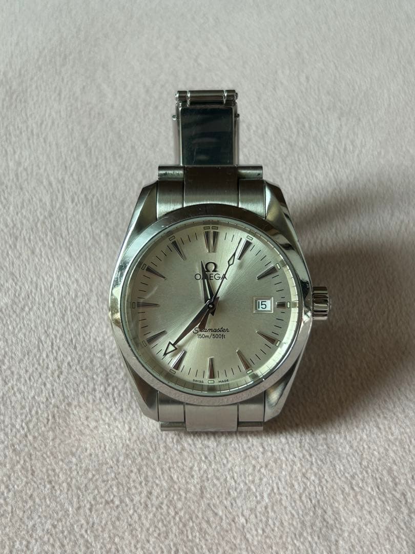 オメガ シーマスター アクアテラ クォーツ OMEGA銀座店購入 電池交換済