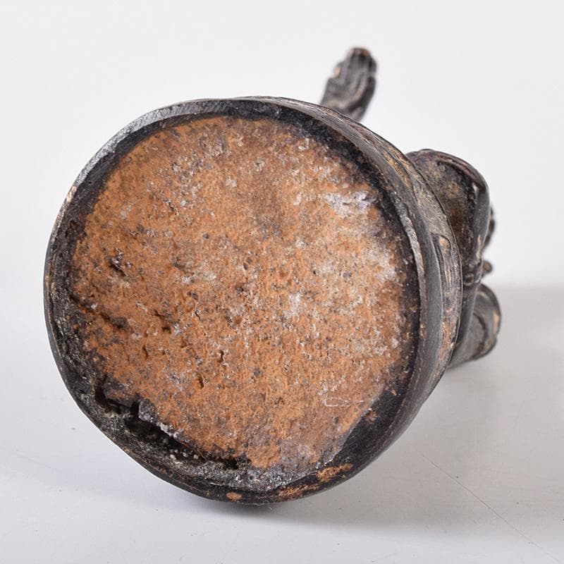 中国　古銅鍍金　チベット仏　仏像　C　8214E