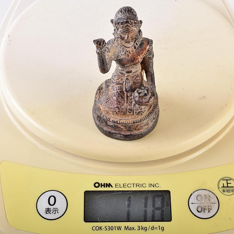 中国　古銅鍍金　チベット仏　仏像　C　8214E