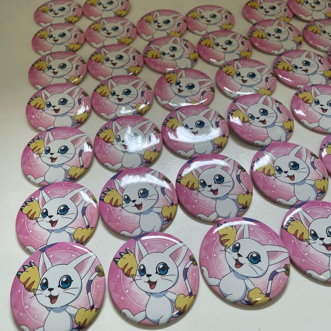 1.デジモン テイルモン マルイ　缶バッジ　THE BIGINNING　お祝い