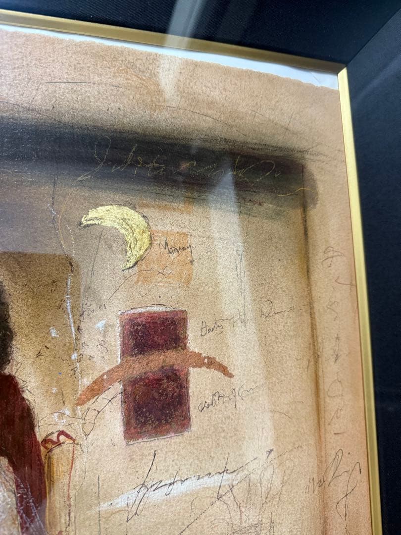 真作保証】Roy Fairchild 肉筆サイン 大作額装済 シルクスクリーン