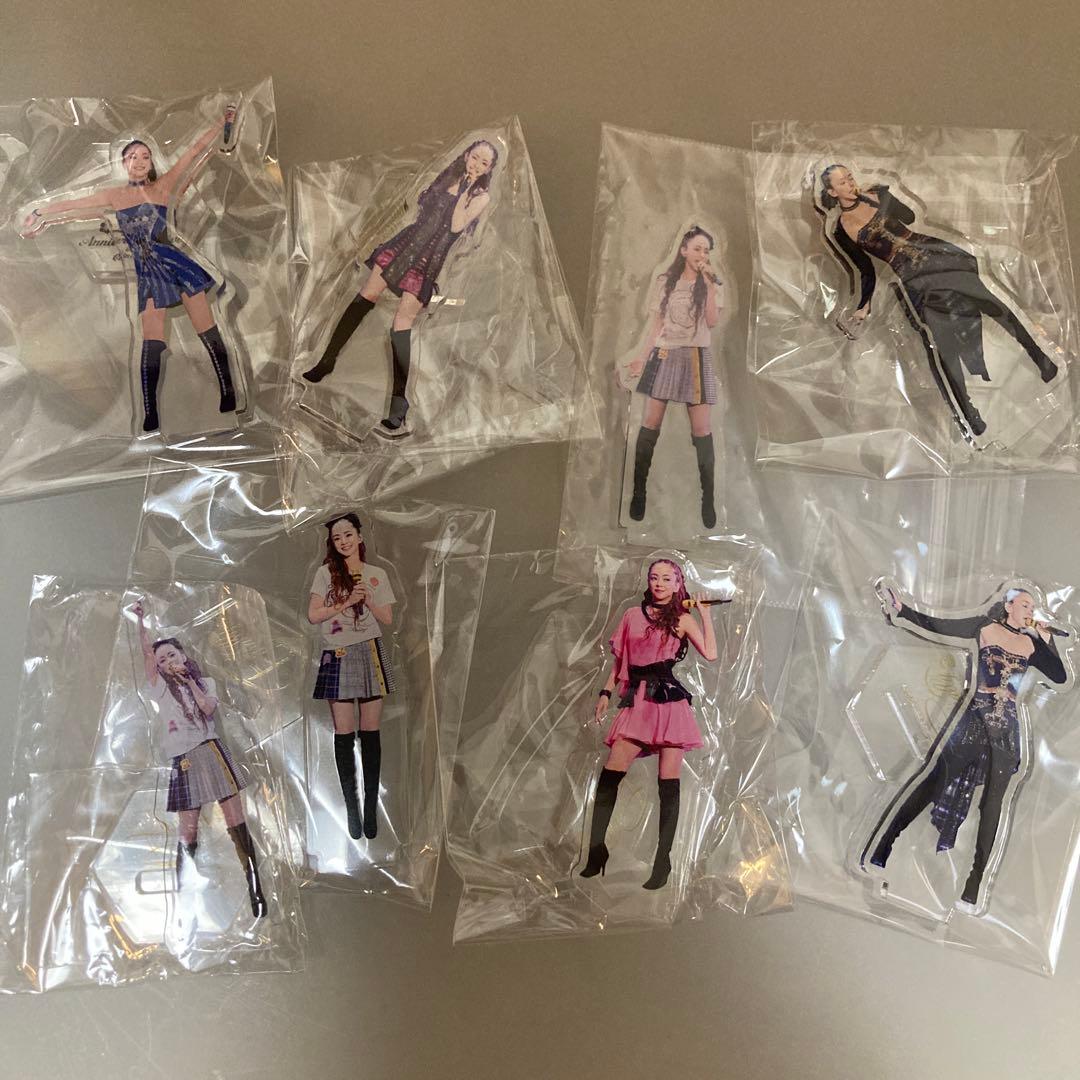 安室奈美恵 アクリルスタンド 8個セット 開封済み ファイナルスペース