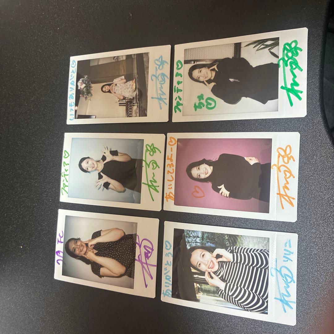 ✨木下凛々子さん✨直筆サイン入りチェキ 6枚セット新品未使用‼️最終値引き‼️