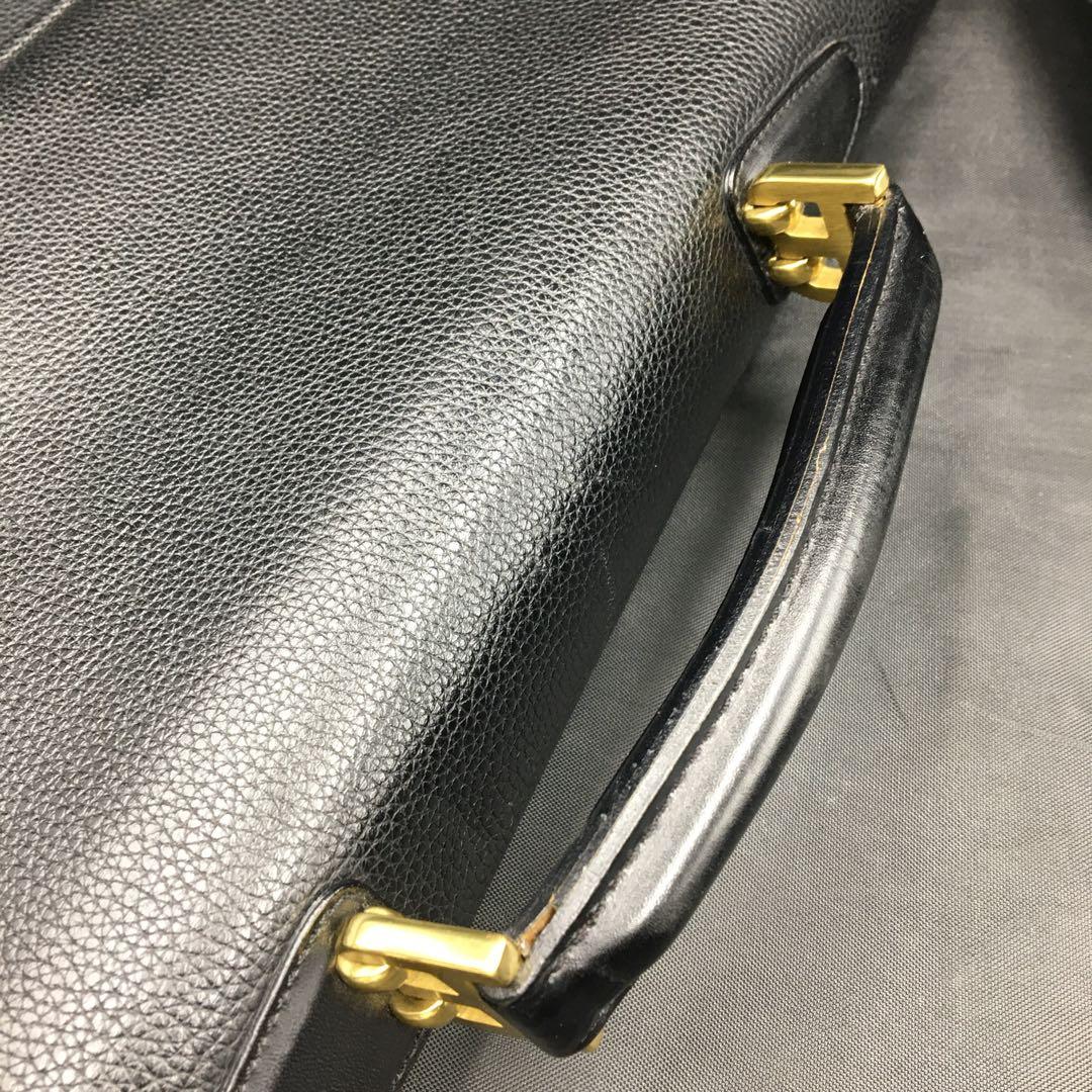 バリー BALLY ビジネスバッグ ブリーフケース レザー ダイヤルキー 中古品