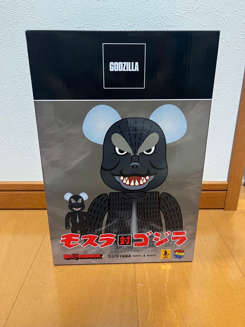 ゴジラ1964 ベアブリック　400%＆100% BE@RBRICK ゴジラ1964・メカゴジラ 100% & 400%
