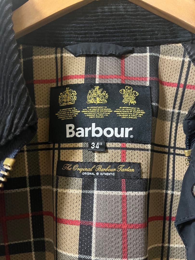 【美品　３４】Barbour ジャケット 34\" ブラック