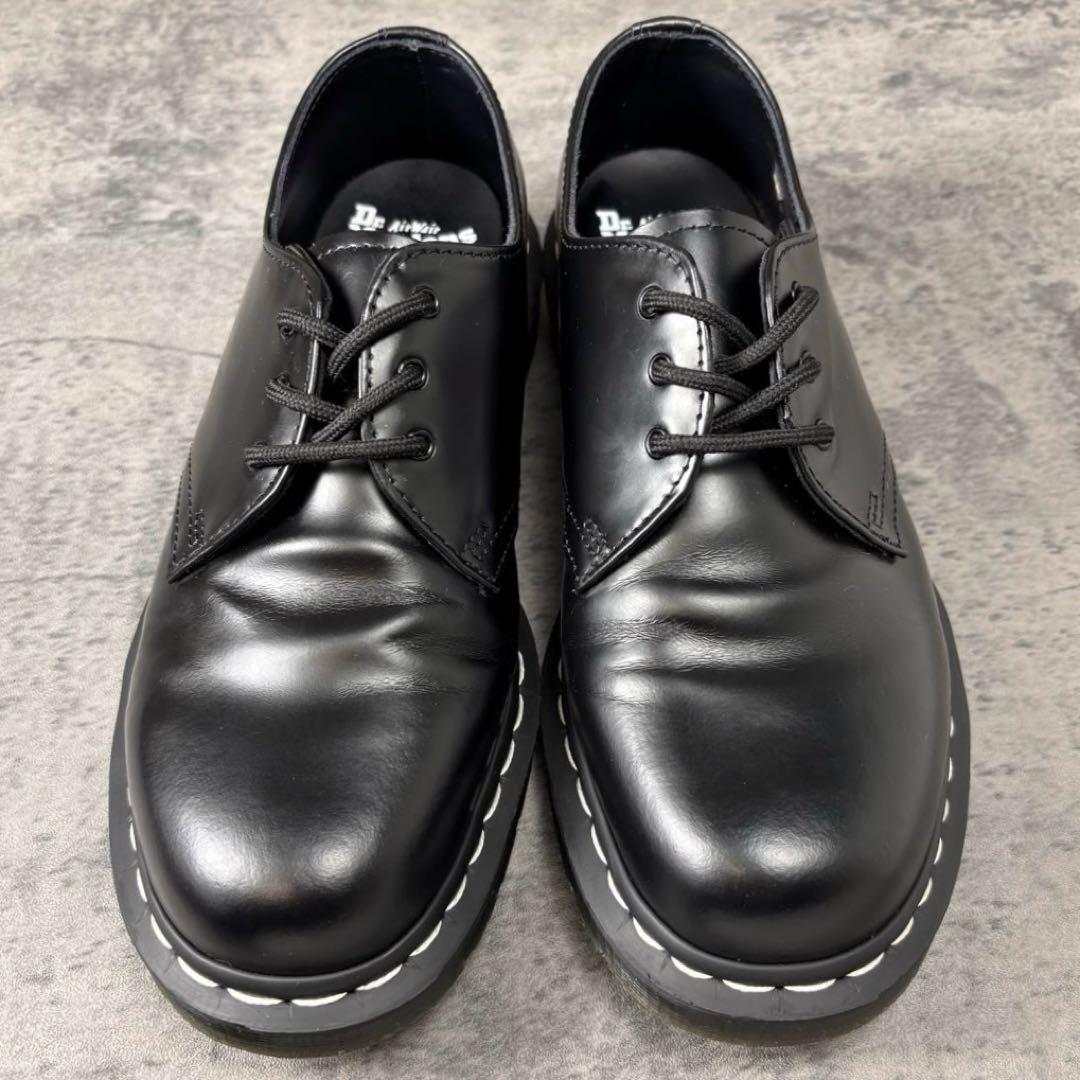 【良品】ドクターマーチン 1461 WS ホワイトステッチ UK8 (27cm)
