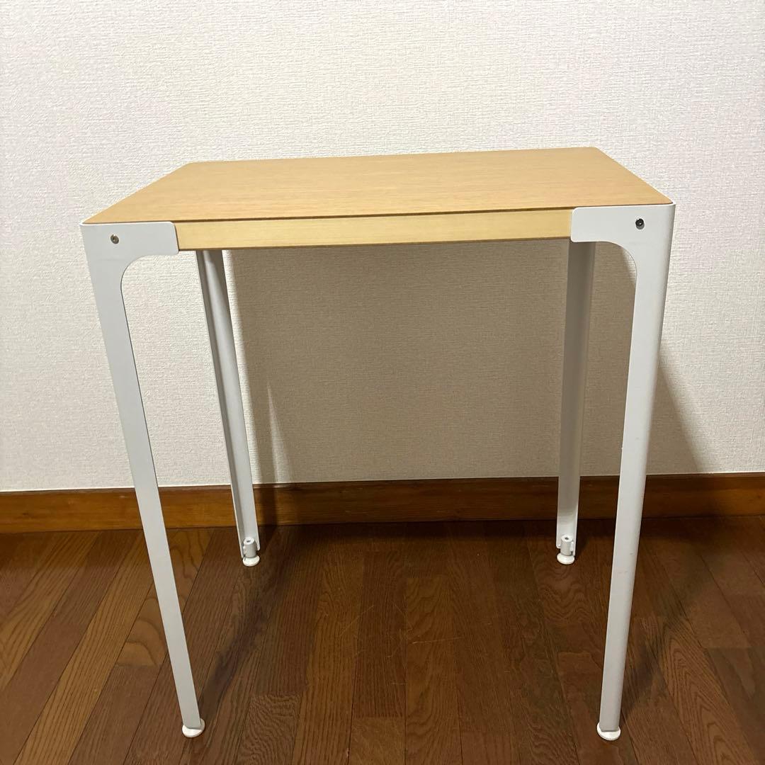 【極美品】無印良品 スチール脚 木製デスク 廃盤 希少