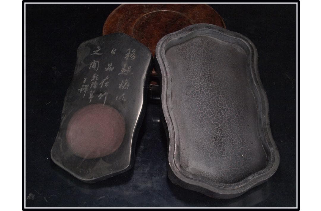 中国清時代端溪古硯　ケース付き※激安骨董品 DE1061B11-3