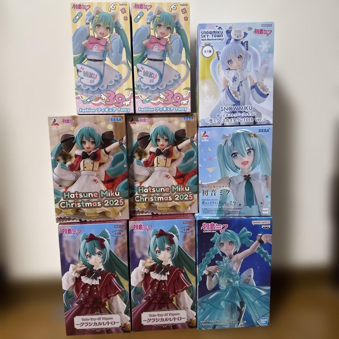 初音ミク フィギュア まとめ売り 9体セット 新品未開封 - メルカリ