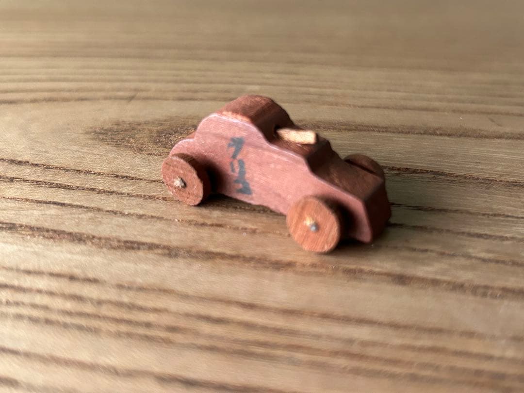 戦前 昭和14年頃 グリコのおまけ 木製 装甲車 貴重 第二次世界大戦