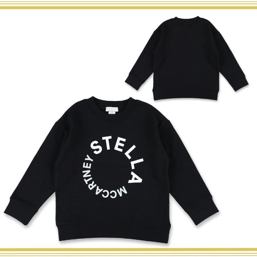 大人もOK! ステラマッカートニー ロゴ 長袖 スウェットシャツ