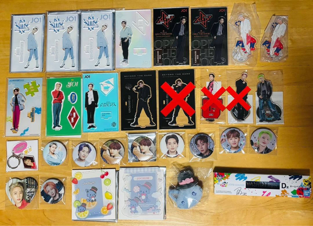 JO1 アクリルスタンド 缶バッジ グッズ まとめ売り 川尻蓮 川尻蓮 アクスタ アクキー 歴代 まとめ売り セット アクリルスタンド