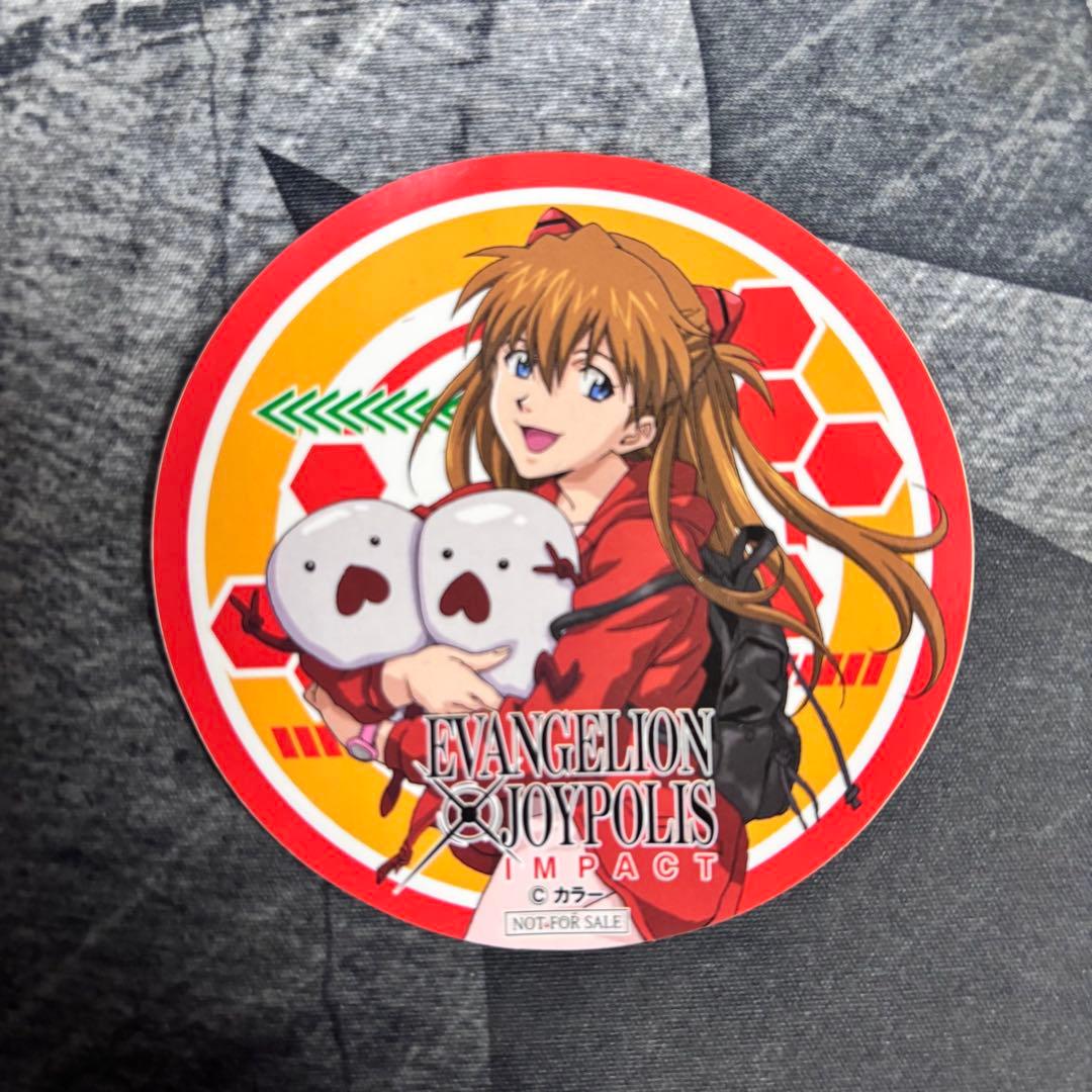 エヴァ アスカ 缶バッチ EVANGELION×JOYPOLICE
