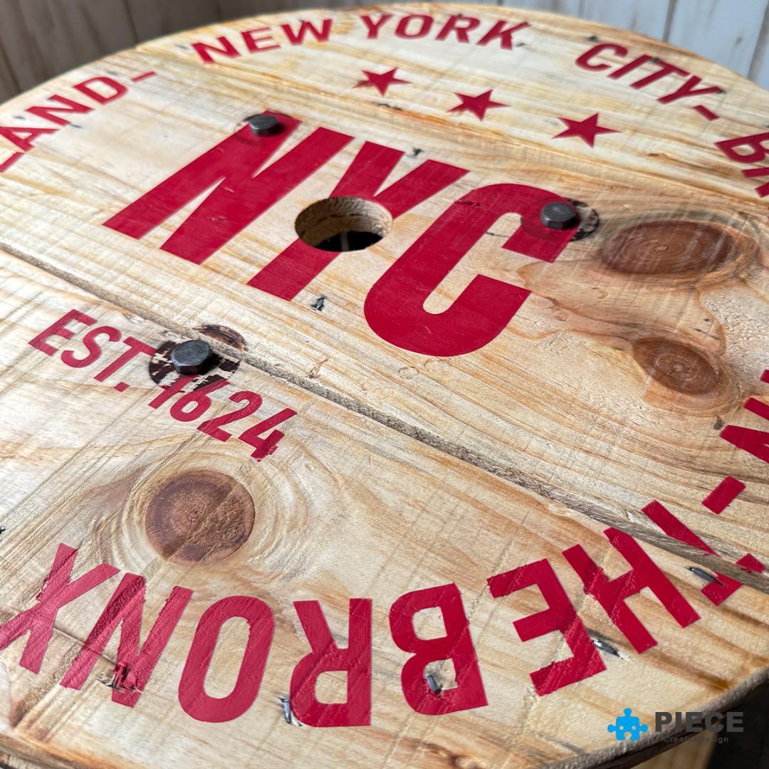 ケーブルドラム 電線ドラム テーブル アメリカン NYC-B 【受注製作