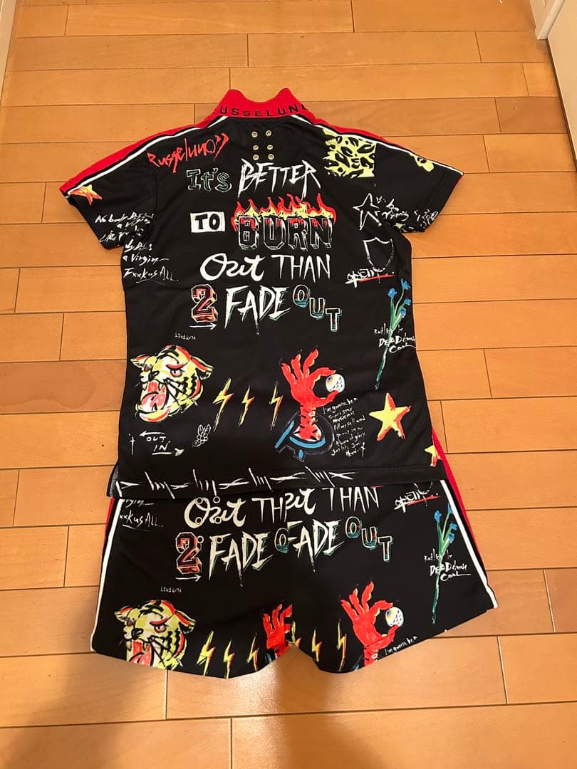 美品⛳️ ラッセルノ　セットアップ　半袖ポロシャツ　ショートパンツ レディース1