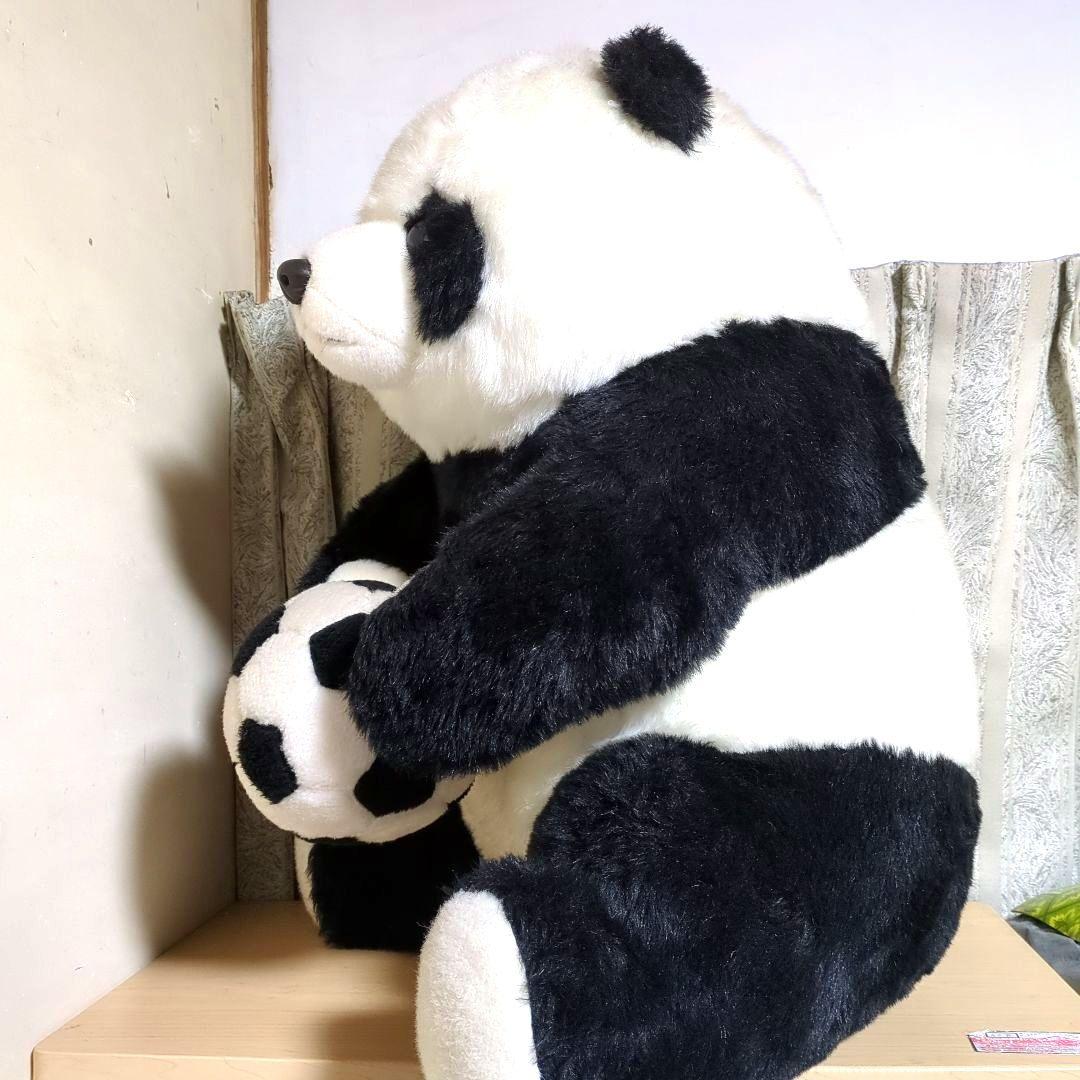 特大　パンダ　ぬいぐるみ 可愛い　サッカーボール　ギフト　ビンテージ　クリスマス