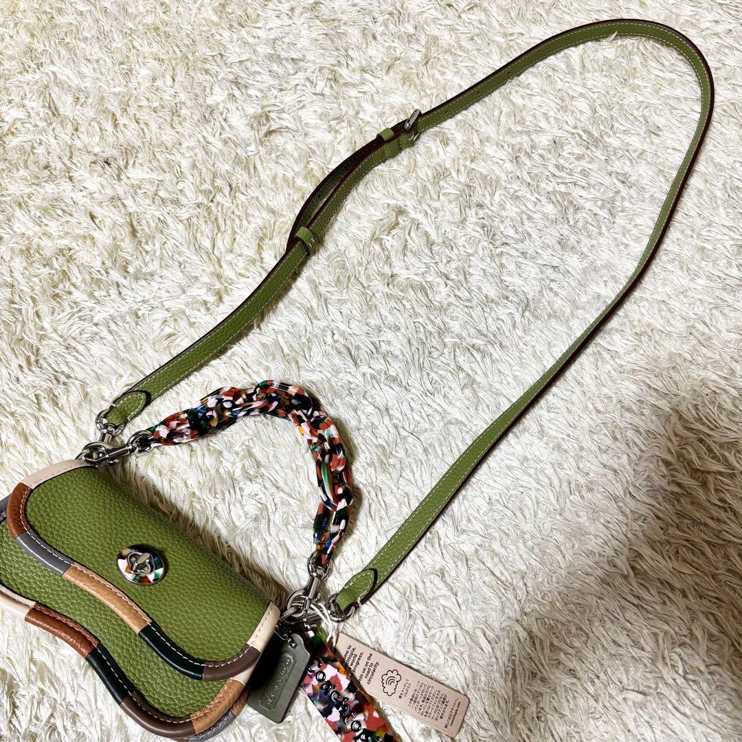 極美品　コーチトピア　ウェイビー ディンキー ショルダーバッグ　3way レザー