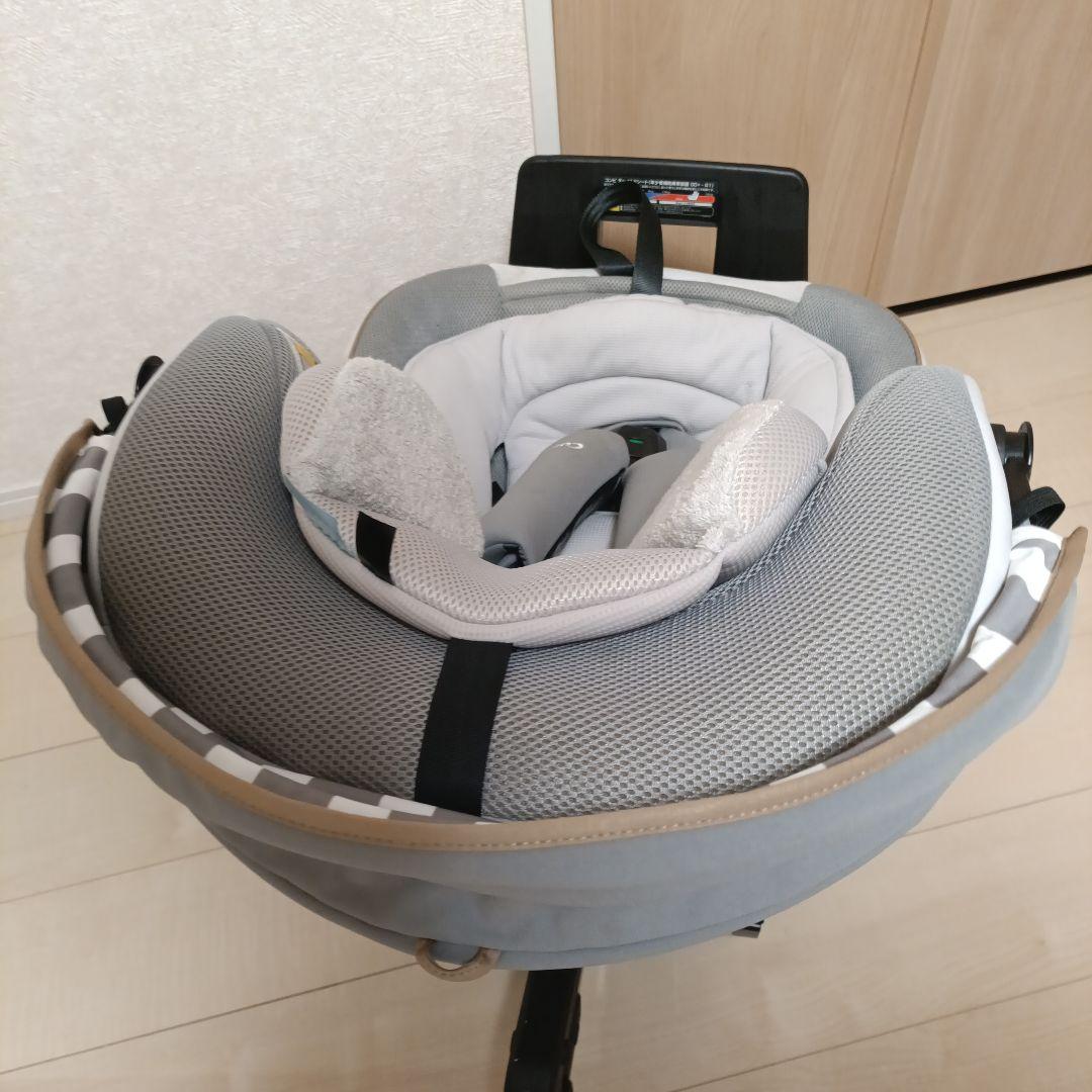 クルムーヴ スマート ISOFIX エッグショック JL-540　グレー