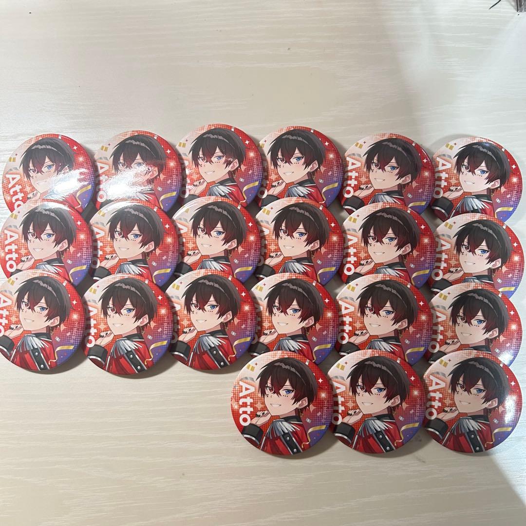 あっとくん缶バッチ(すとふぇす) すとフェス】あっとくん【STPR Family Festival】缶バッジ - メルカリ