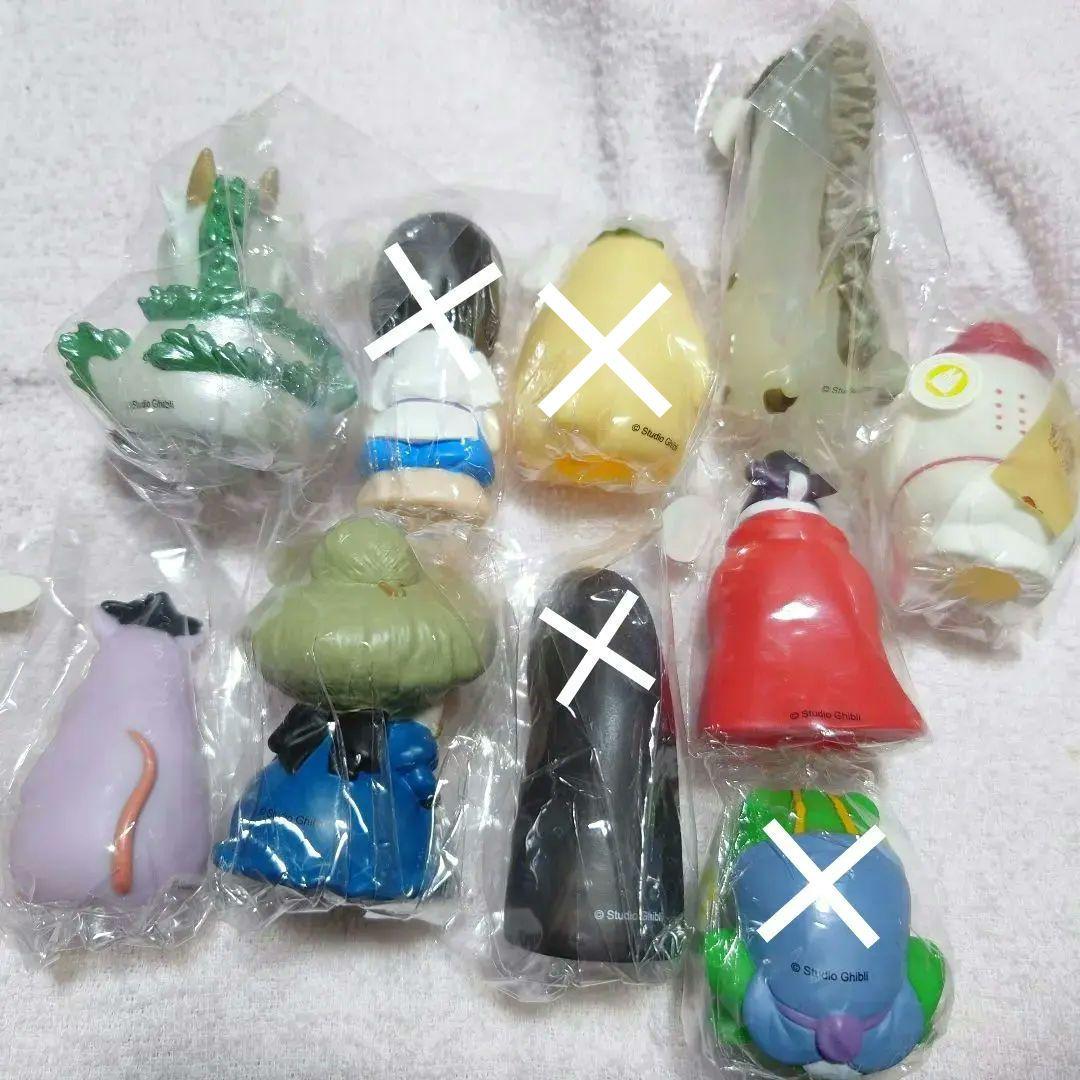 ジブリ 指人形 ソフビ 千と千尋の神隠し ハク竜 湯婆婆 セット フィギュア